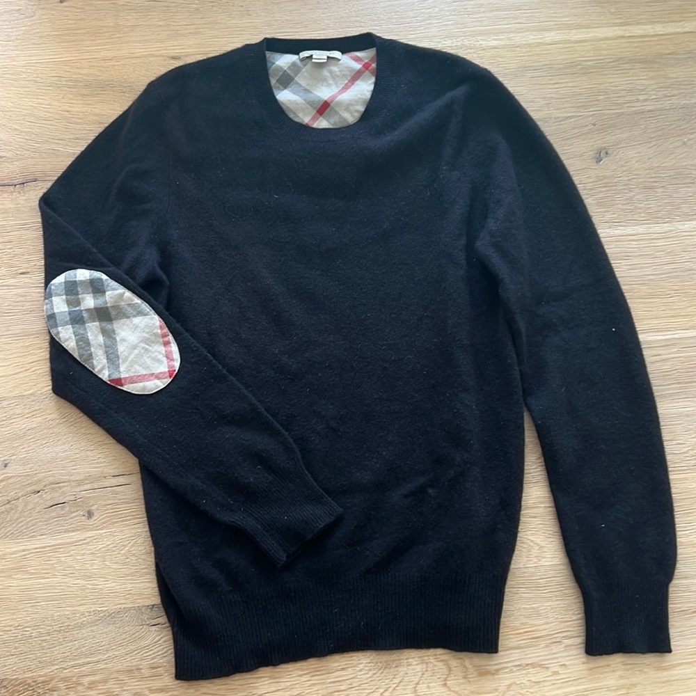 Men’s black Cashmere Burberry Sweater